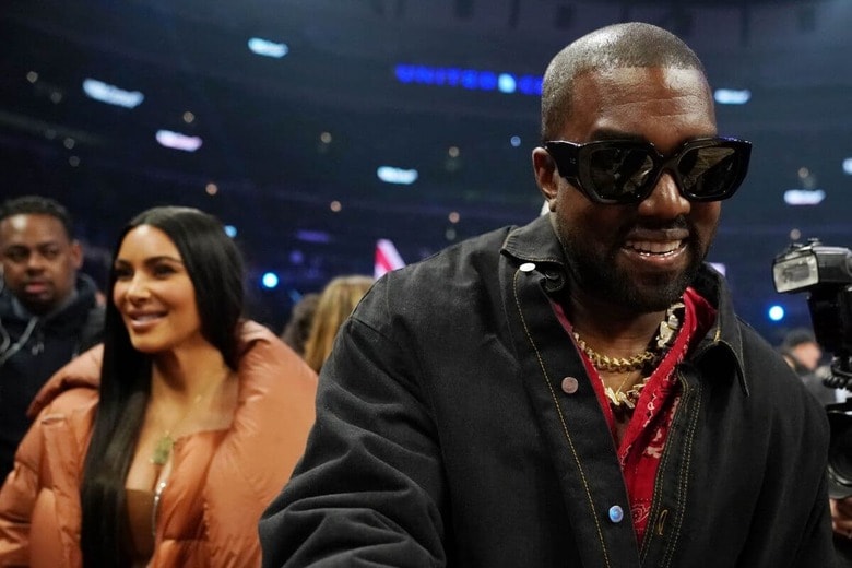 カニエ・ウェストと「前妻」のキム・カーダシアン（2020年2月）　Kyle Terada-USA TODAY Sports-Reuters