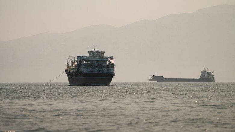 ６月２２日、ホルムズ海峡で撮影　REUTERS/File Photo