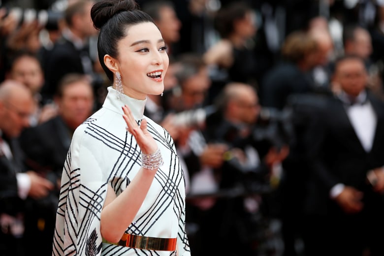 中国映画界きってのスター女優ファン・ビンビンだが、脱税の疑いが浮上した（昨年のカンヌ映画祭で）　Stephane Mahe-REUTERS