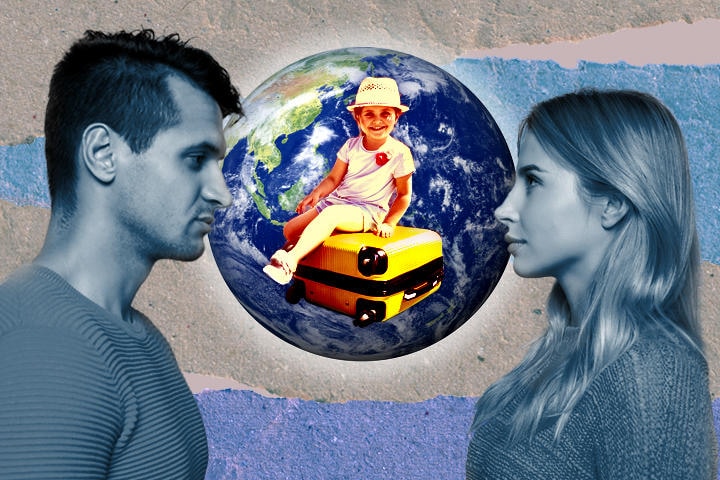 PHOTO ILLUSTRATION BY YUKAKO NUMAZAWA, PHOTOS BY FluxFactory-iStock(GIRL), Povozniuk-iStock(COUPLE), janrysavy-iStock(EARTH)