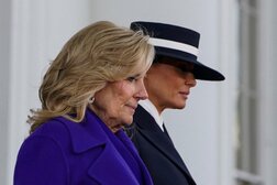 火花散る「無言の確執」…バイデン夫人vsトランプ夫人、就任式の朝の出来事が明らかに