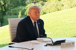 トランプ氏「イランの核兵器許さず」、ヒズボラ対応でシリアの役割言及