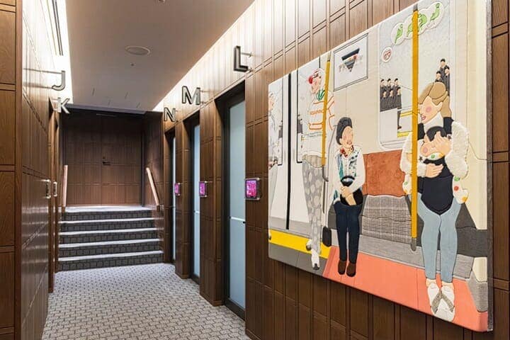 ZOZOのオフィス内のアート