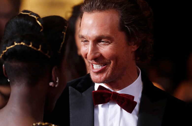 第90回アカデミー賞授賞式のプレゼンターを務めたマシュー・マコノヒー（写真は2018年3月4日、ハリウッドにて）　Carlo Allegri-REUTES