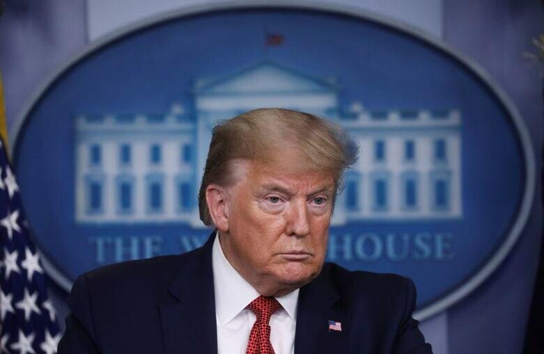 トランプ米大統領は17日、新型コロナウイルス流行で打撃を受ける国内農家を支援するため、190億ドル規模の緊急支援策を発表した。写真は16日撮影（2020年　ロイター/Leah Millis）