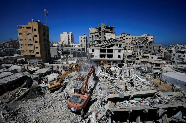 パレスチナ自治区ガザ市で9月16日撮影。REUTERS/Dawoud Abu Alkas