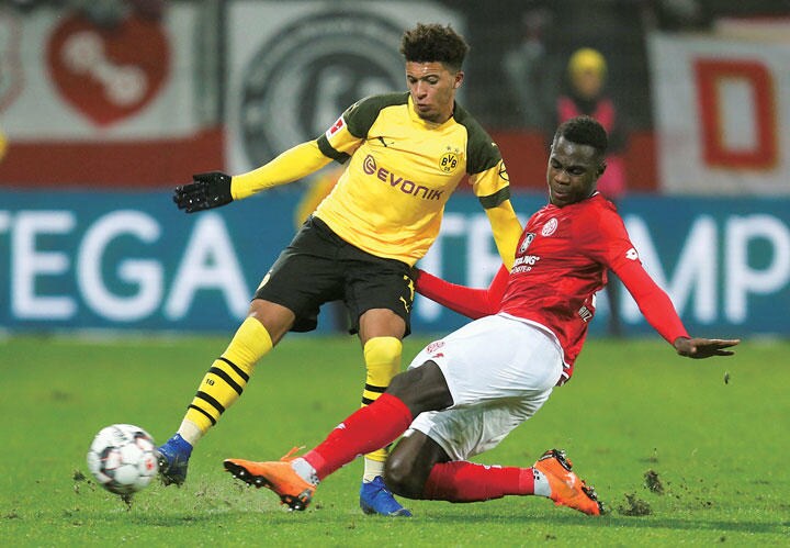 19歳のイングランド人選手サンチョは独ドルトムントで大活躍　Ralph Orlowski-REUTERS