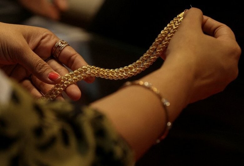 インドのムンバイにある宝石店。2026年1月30日撮影。REUTERS/Francis Mascarenhas
