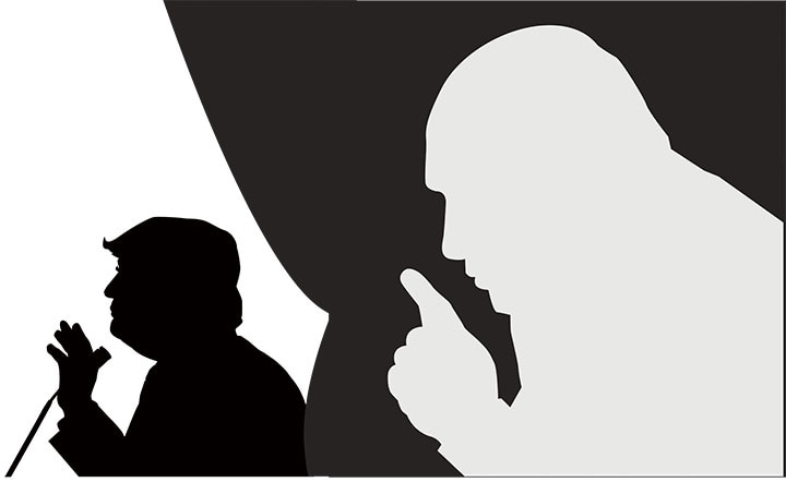 安倍首相ら世界の首脳はトランプのエゴをうまく利用してきた　ILLUSTRATION BY LINCHEVSKA-SHUTTERSTOCK