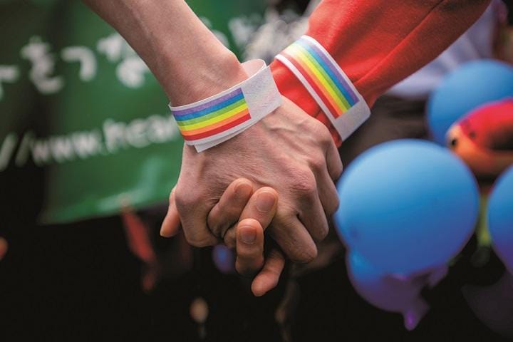 二丁目では、LGBTムーブメントに対して当惑するという声も　ALESSANDRO DI CIOMMOーNURPHOTO／GETTY IMAGES