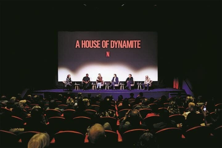 ロンドンで開かれた上映会（10月4日）　MAX CISOTTIーDAVE BENETT／GETTY IMAGES FOR NETFLIX