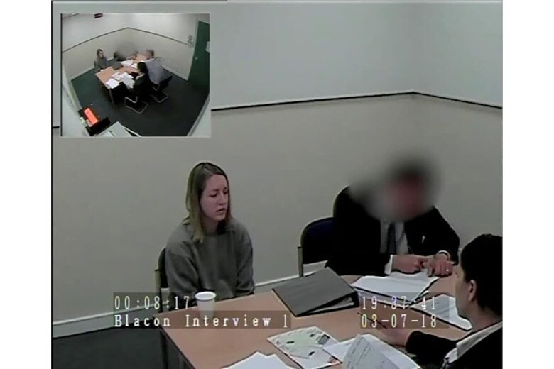 新生児殺害で取り調べを受けるルーシー・レトビー　Cheshire Constabulary/Handout via REUTERS