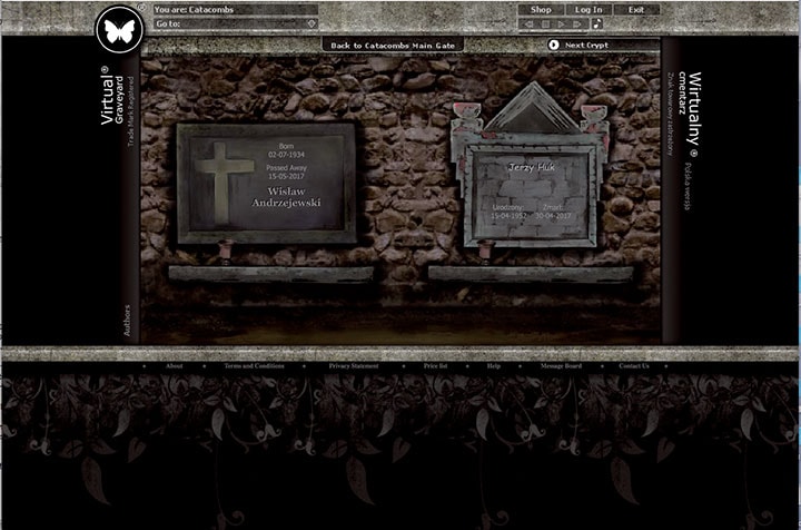 追悼の場はサイバー空間へ（ポーランドの「バーチャル墓地」）