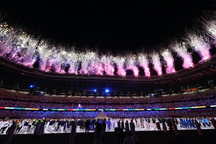 開催期間中も首都圏では感染の急拡大が止まらない　Stefan Wermuth-REUTERS