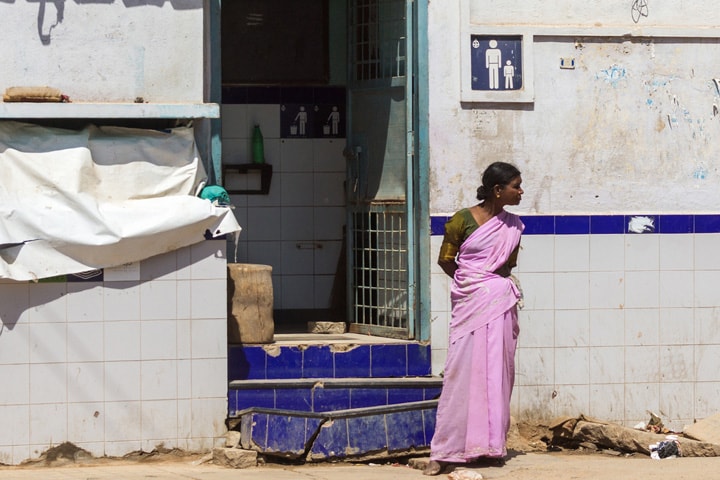 インド・バンガロールにあるトイレ　ClaudineVM-iStock.