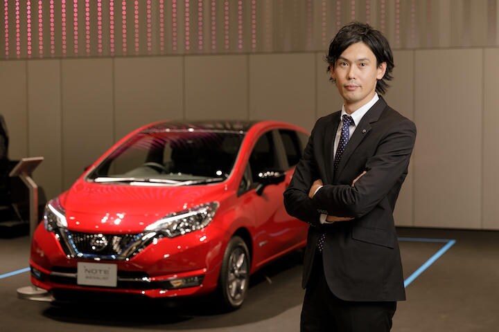 日産ノートが誕生した背景を語ってくれた日産自動車 日本戦略企画本部リージョナルプロダクトマネージャー川底順哉（かわそこ じゅんや）氏