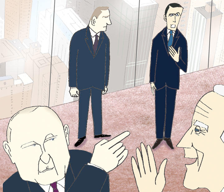 ILLUSTRATION BY AYAKO OCHI FOR NEWSWEEK JAPAN