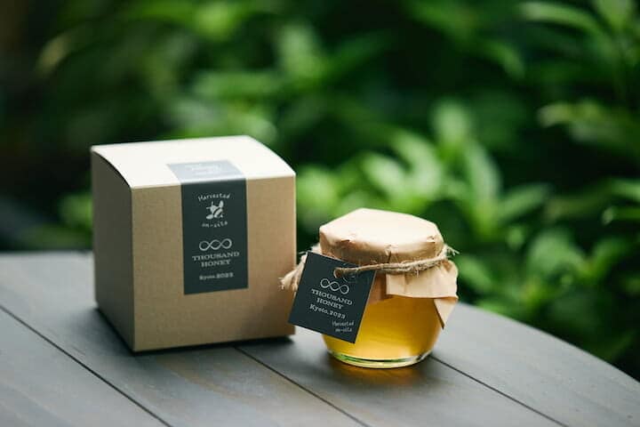 ザ・サウザンド京都屋上で採れたはちみつ