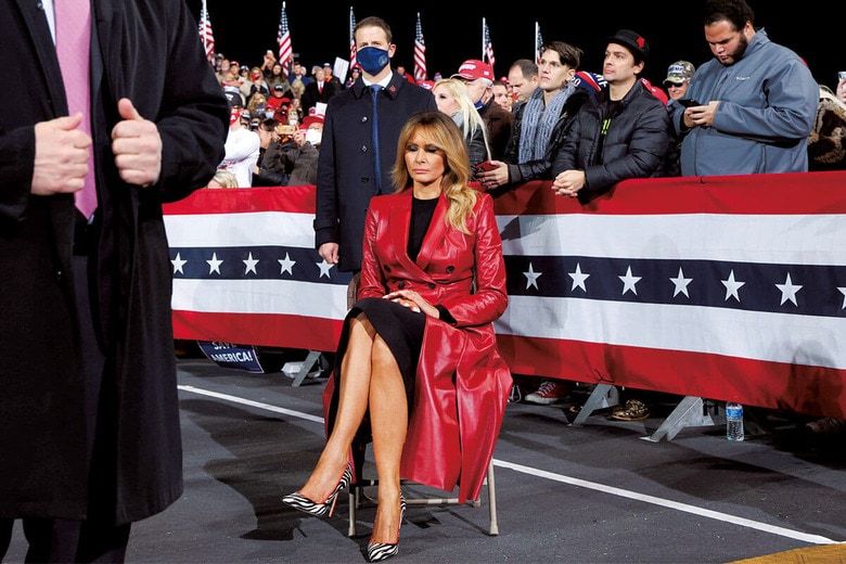 今回は夫婦のツーショットも数えるほど　JONATHAN ERNSTｰREUTERS