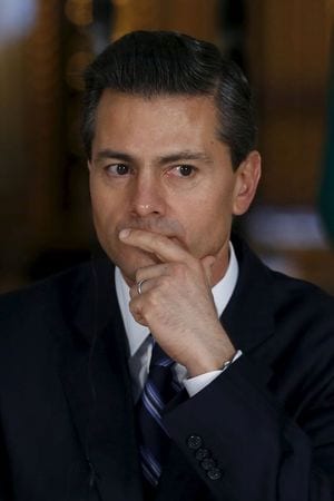 　５月２９日、メキシコのぺニャニエト大統領が当局に提出した資産申告で、所有不動産の入手方法に虚偽があったことが明らかになった。大統領の資産をめぐる議論が高まりそうだ。写真は同大統領。２６日撮影（２０１５年　ロイター/Edgard Garrido）