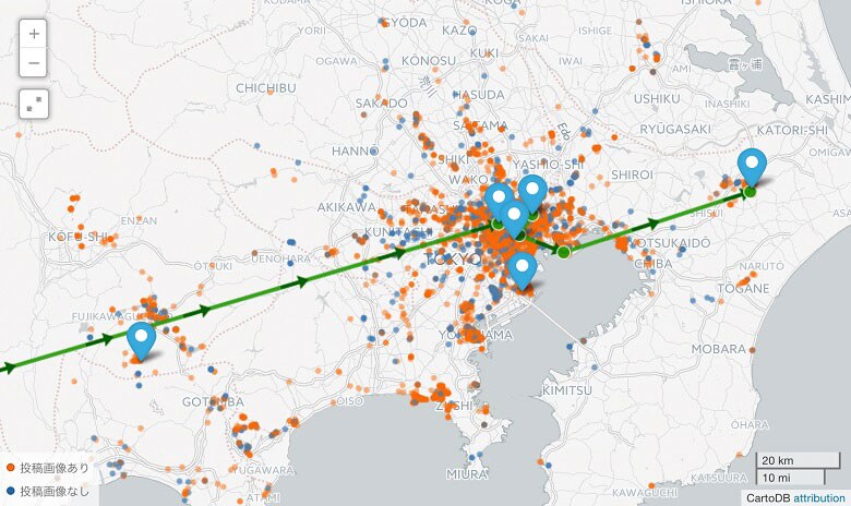 「インバウンドインサイト」PROプランの画面（一部）