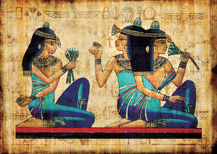 古代エジプトの神々や王族を描くのに使われた色素のエジプト青が地球温暖化防止に役立つかもしれない　Freeartist/iStock.