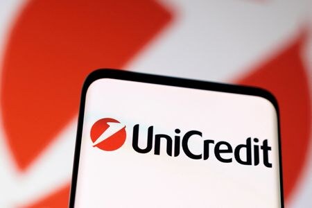 　７月１４日、欧州連合（ＥＵ）欧州委員会は、イタリアの銀行大手ウニクレディトが計画している同業バンコＢＰＭの買収にイタリア政府が条件を課したことはＥＵ法に抵触する可能性があるとの警告書を出した。２０２２年撮影（２０２５年　ロイター／Dado Ruvic）