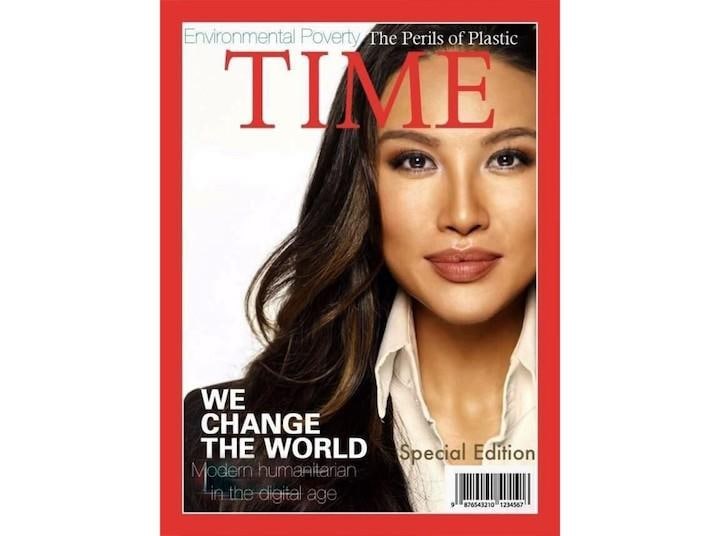 TIMEの表紙も偽物だった......