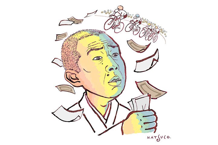 ILLUSTRATION BY NATSUCO MOON FOR NEWSWEEK JAPAN