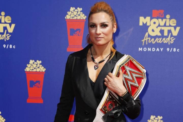 今年6月にカリフォルニアで開催された「2019 MTV Movie & TV Awards」の会場に姿を見せたリンチ　Mike Blake-REUTERS