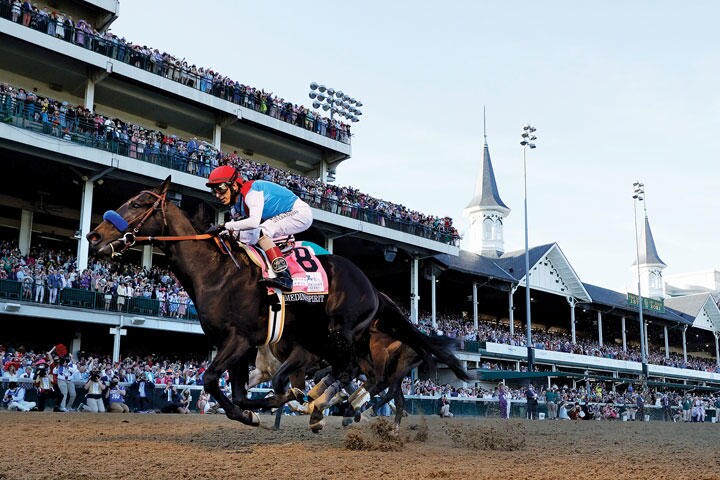 優勝したメディーナスピリット　TIM NWACHUKWU/GETTY IMAGES