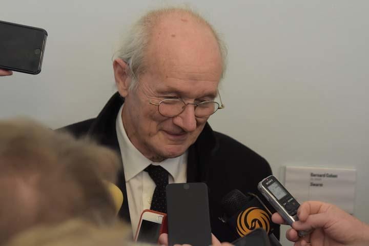 「ウィキリークス」創設者ジュリアン・アサンジ被告の父ジョン・シプトン氏（筆者撮影）