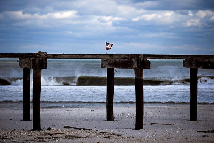 カリブ海地域が受ける影響はアメリカにも波及する（ニュージャージー州）　MARK WILSON/GETTY IMAGES