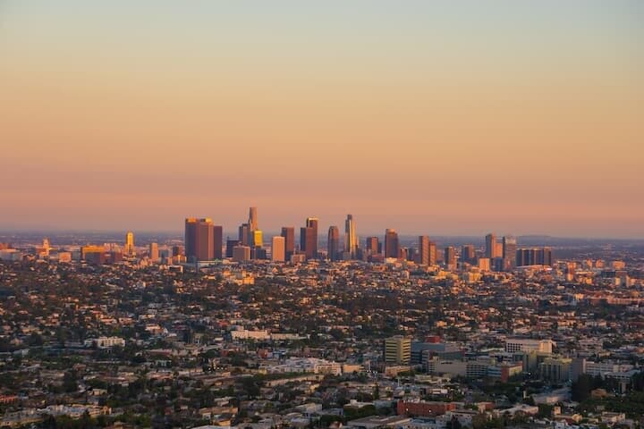 ロサンゼルスの街並み