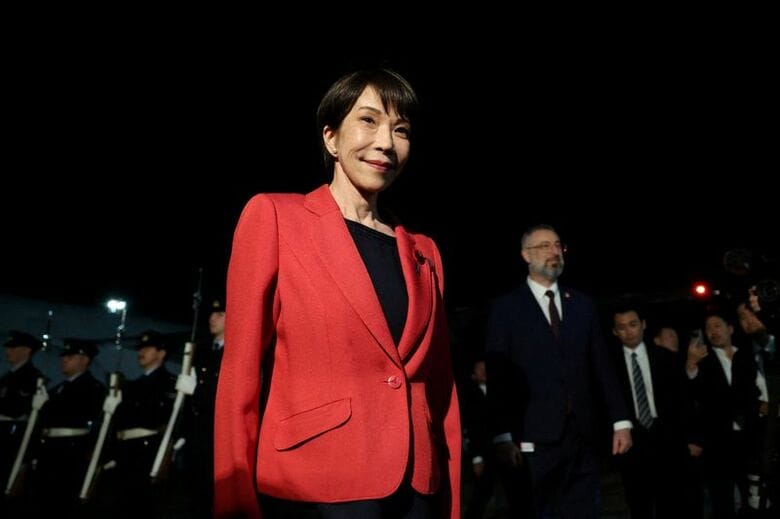 写真は高市首相。5月3日、オーストラリアのキャンベラで撮影。REUTERS/Hollie Adams