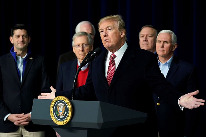 トランプ本人が「激しく反発」したことも逆効果に　Yuri Gripas-REUTERS