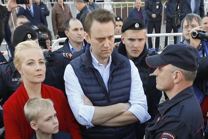 ロシアの反体制活動家のアレクセイ・ナヴァリヌィ　Sergei Karpukhin-REUTERS