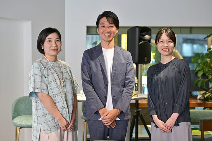 左から大萱氏、今井氏、佐藤氏