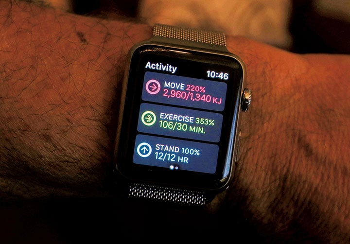 アップルウオッチ3はフィットネス関連の利便性が飛躍的に改善　PHOTO ILLUSTRATION BY JASON REEDーREUTERS