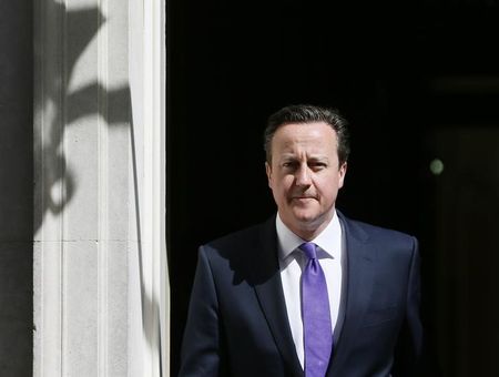 　５月１２日、キャメロン英首相（写真）は欧州連合（ＥＵ）残留の是非を問う国民投票を２０１７年末までに実施すると約束しており、残留への支持を得るためにはＥＵに改革を実行させる必要がある。１１日撮影（２０１５年　ロイター/Stefan Wermuth）