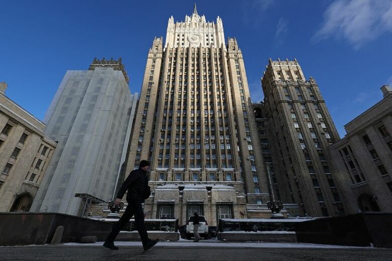 モスクワのロシア外務省。2月撮影。REUTERS/Ramil Sitdikov