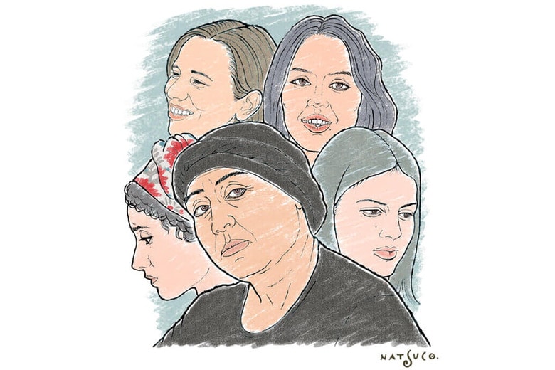 ILLUSTRATION BY NATSUCO MOON FOR NEWSWEEK JAPAN