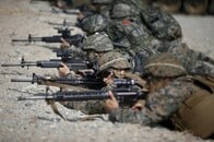 米韓、合同軍事演習を開始　1カ月遅れ従来規模を超えない範囲で