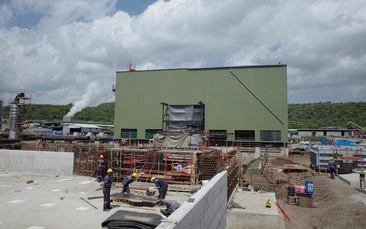 JBICが支援する、ケニア・メネンガイ地区での地熱発電所建設プロジェクトの現場