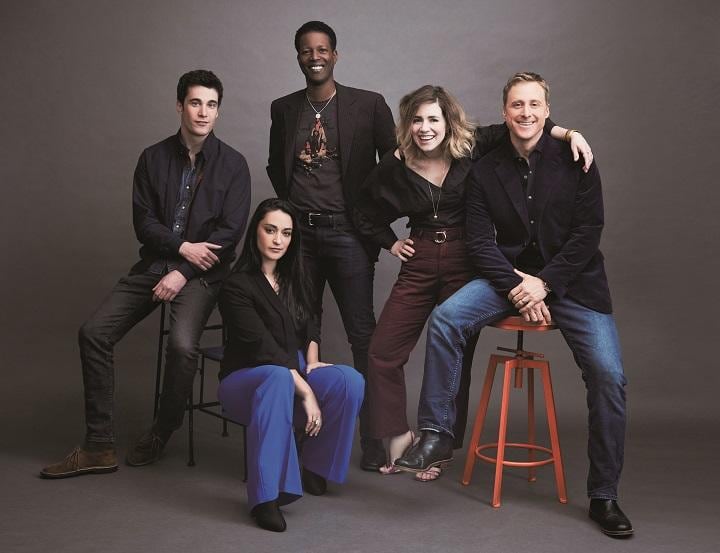 （左から）フィーラー、トムコ、レイノルズ、ウェッターランド、テュディックら実力派のキャストが素晴らしい演技を披露　MAARTEN DE BOERーNBCUNIVERSALーNBCU PHOTO BANK／GETTY IMAGES