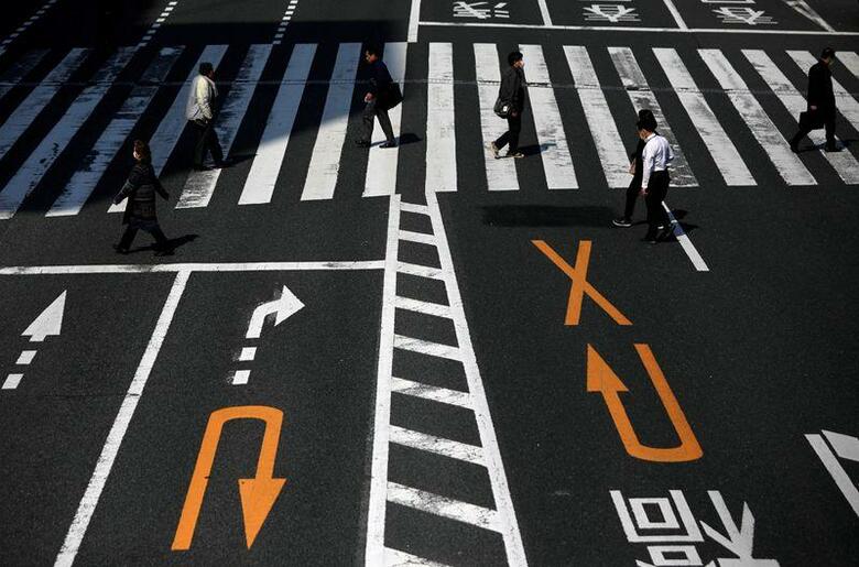 NHKなど国内メディアによると、東京都内で8日、新たに新型コロナウイルスの感染者が144人確認された。1日に確認された人数としては最多を更新した。写真は4月8日、東京で撮影（2020年　ロイター/Issei Kato）