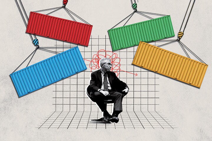 論敵をコテンパンにこき下ろすことで知られるノーベル賞学者のクルーグマン　PHOTO ILLUSTRATION BY FOREIGN POLICY, SOURCE PHOTO BY PANAYIOTIS TZAMAROS-NURPHOTO/GETTY IMAGES