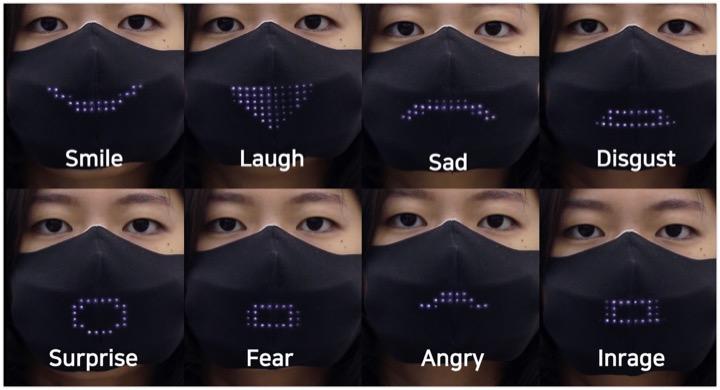 韓国の超エリート大学KAISTが発表したコミュニケーションができるマスク「マスクリーン」 MAKinteract / YouTube