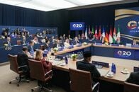 Ｇ２０外相、集合写真を見送り　欧州やカナダがロシア同席に反発
