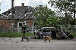 ロシアに無人機攻撃、エネ施設標的か　ウ南部の支配地域でも停電